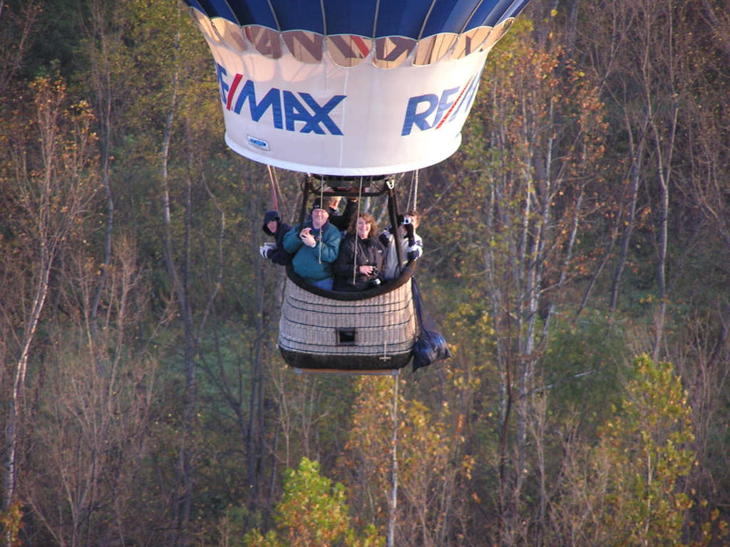 Flying at treetop height