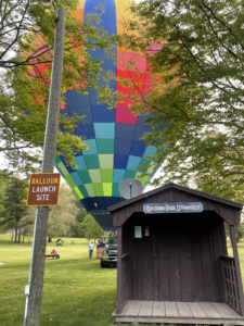 Balloon Launch Site at Middle Falls
